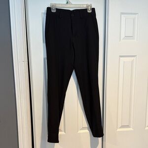 Haggar Men's Elegant Black Dress Trousers